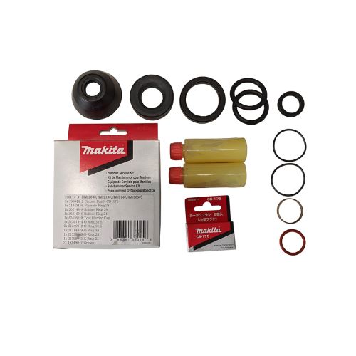 Kit de service MAKITA (etanșare+circulare+lubrifiant+carboni) pentru HM1203/HM1213/HM1214C 195114-9