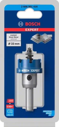 Perforator din carbură BOSCH EXPERT Tablă 33 mm 2608901416