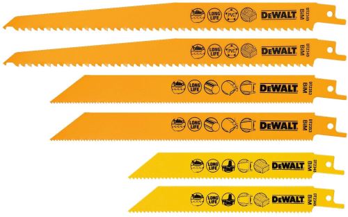 Set de pânze de ferăstrău DeWALT în cutie de depozitare / 2 × DT2345, DT2349, 2 × DT2353 / (6 buc) DT2444