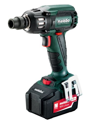 METABO Cheie de impact fără acumulator SSW 18 LTX 400 BL 2x4,0 Ah