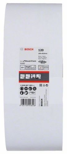 Set curea șlefuit BOSCH 10 bucăți X440 100 x 610 mm, 120 2608607263