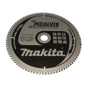 Pânză de ferăstrău laminat MAKITA SPECIALIZED 305x2,5x30 mm 96 dinți B-33881