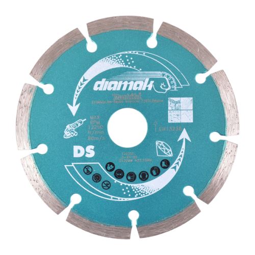 Disc de tăiat diamant MAKITA DiaMak 125x22,23 mm, 10 buc D-61139-10