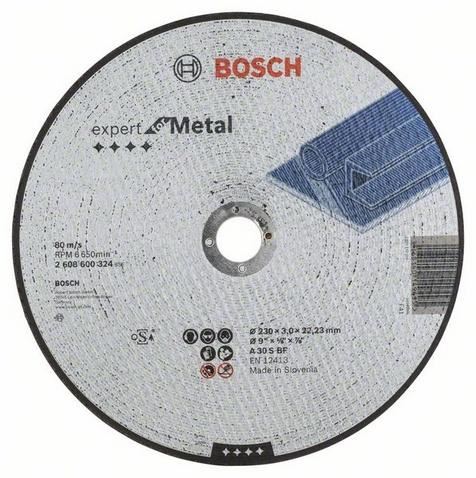 BOSCH Disc de tăiere drept Expert pentru metal A 30 S BF, 230 mm, 3,0 mm 2608600324