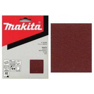 Hârtie șlefuită MAKITA 114x140 mm K120, 10 buc P-32926