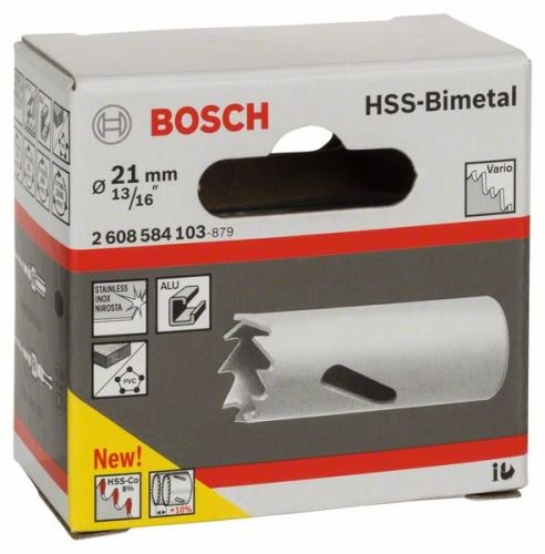 Perforator HSS-bimetal BOSCH pentru adaptor standard 21 mm, 13/16" 2608584103