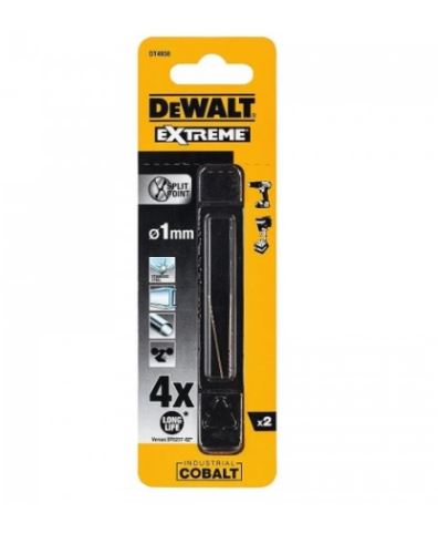 DeWALT Burghiu pentru metal HSS-E COBALT 1,0 x 34 mm (2 buc) DT4958