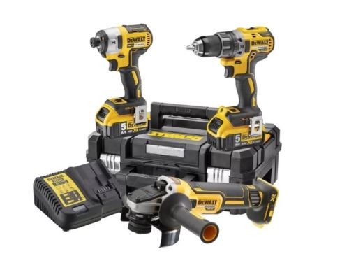 Unelte fără fir Dewalt într-un set (DCD796 +DCF887 + DCG405) DCK324T2