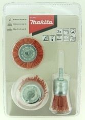 MAKITA set perii din nailon pentru șlefuire grosieră 3 buc D-70742