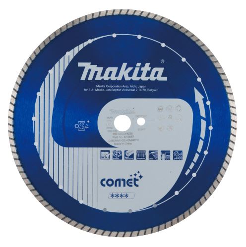 Disc de tăiere diamantat MAKITA Comet Turbo 350x25,4 mm B-13057