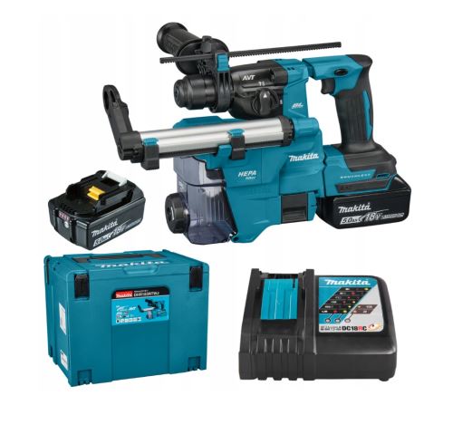 Makita Mașină de găurit cu acumulator Li-ion LXT 18V/5.0Ah DHR183RTWJ