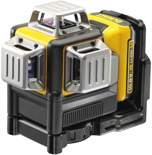 DeWALT Cross laser, 3 x 360° fascicul roșu DCE089D1R