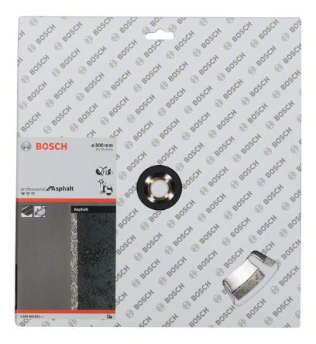 Disc de tăiere cu diamant BOSCH Standard pentru asfalt 300 x 20/25,40 x 2,8 x 10 mm 2608602624