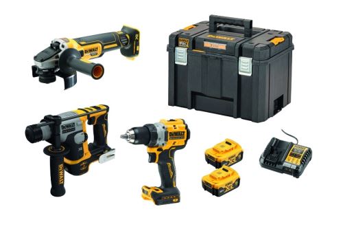 Unelte fără fir Dewalt într-un set 18V DCK355P2T