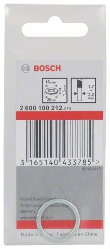 BOSCH Inel de reducere pentru pânze de ferăstrău 20 x 16 x 1,5 mm 2600100212