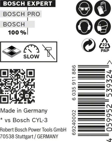 BOSCH EXPERT CYL-9 MultiConstruction 5.5x50.10buc 2608900639