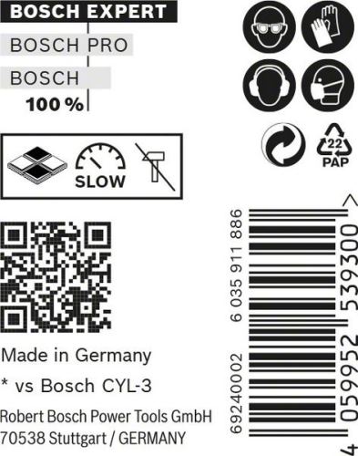 BOSCH EXPERT CYL-9 MultiConstruction 4x40, 10 buc 2608900637