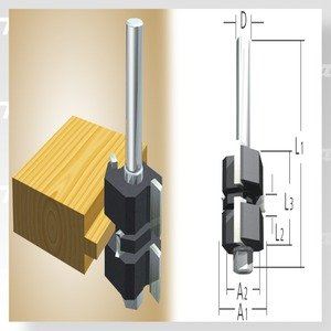 freza MAKITA 38 D-12027