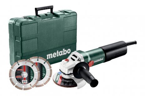 Set Metabo WQ 1100-125 (610035510) Polizor unghiular