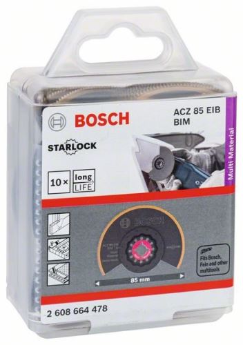 BOSCH RB Pânză de ferăstrău segmentată - 10 buc ACZ 85 EIB 85 mm 2608664478