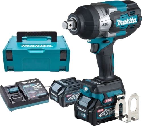 Driver cu impact fără fir Makita 3/4" Li-ion XGT 40V/4.0Ah, Makpac TW001GM201