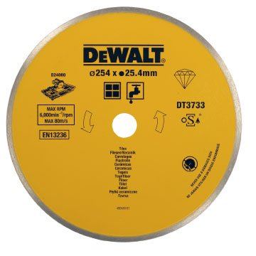 Disc de plăci ceramice DeWALT DIA, 254 mm (pentru D24000) DT3733