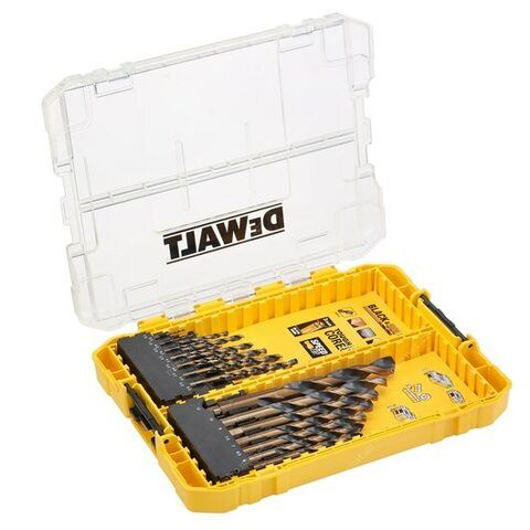 Set de găurit pentru metal DeWALT HSS-G / 1-12 mm (21 buc) DT70755