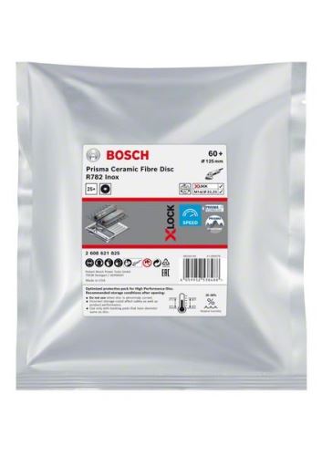 Disc fibră BOSCH EXPERT PRISMA X-LOCK R782,125,P60,25buc 2608621825