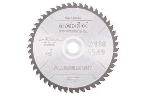 Pânză de ferăstrău METABO 160 x 20 mm, 48 dinți 628288000