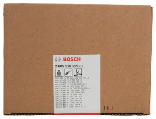 BOSCH Husa de protectie pentru diviziune 180 mm, cu cod 2605510299