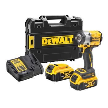 Driver cu impact DEWALT Aku 1/2'', baterie 2x 5Ah cu curea DCF921P2LRT