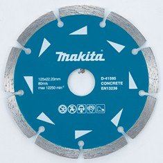 Disc de tăiat diamant segmentat MAKITA 125x22,23 mm, 10 buc D-41595-10