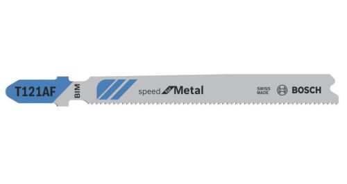 Pânză de ferăstrău BOSCH pentru ferăstrău alternativ T 121 AF Speed for Metal (25 buc) 2608636700