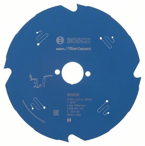 Pânză de ferăstrău BOSCH Expert pentru fibrociment 190 x 30 x 2,2 mm, 4 2608644125