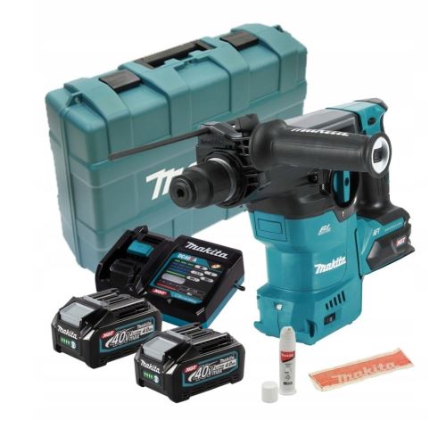 Ciocan fără fir Makita cu AWS Li-ion XGT 40V/4.0Ah, carcasă HR008GM203