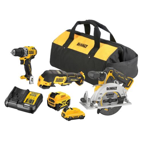 Set de mașini DeWALT 12V, pachet de 3 DCK317P1D1