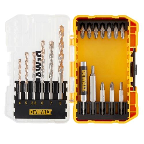 Set de burghie pentru zidărie DeWALT EXTREME (19 buc) DT70712