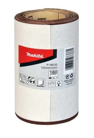 Hârtie abrazivă MAKITA 120 mm K240 rola 5m P-38168