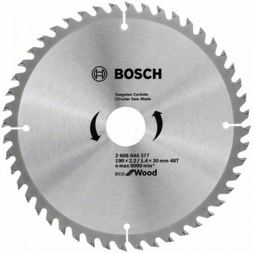 Pânză de ferăstrău BOSCH Eco pentru Lemn 190x2,2/1,4x30 48T 2608644377