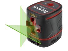 FORTUM nivelator laser verde cu linie în cruce, autonivelare 3.7V 1.4Ah LiIon USB 4780208