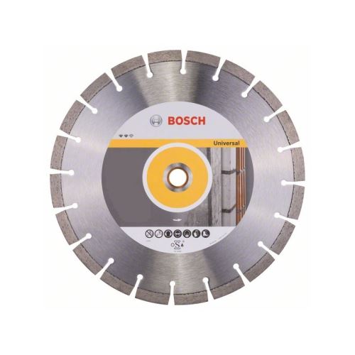 Disc de tăiere cu diamant BOSCH ECO Pentru Universal 230x22,23x2,6x7 (10 buc) 2608615044