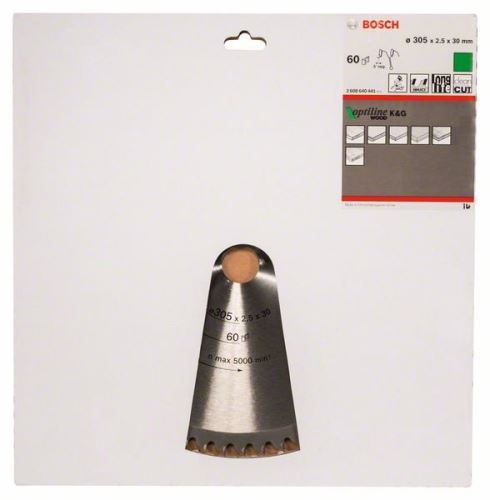 BOSCH Pânză de ferăstrău Optiline Wood 305 x 30 x 2,5 mm, 60 2608640441