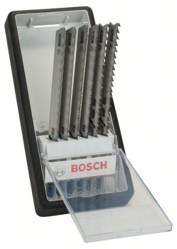 Set de pânze de ferăstrău BOSCH Robust Line Metal Profile, cu tijă TT 318 AF (2x); T 318 BF (2x); T 345 XF (2x) 2607010573