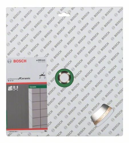 Disc de tăiere cu diamant BOSCH Standard pentru ceramică 300 x 30+25,40 x 2 x 7 mm 2608602540