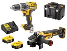 Set burghiu DeWALT 18V AKU + polizor unghiular DCD796 + DCG405 DCK2080P2T Set burghiu DeWALT 18V AKU + polizor unghiular DCD796 + DCG405 DCK2080P2T