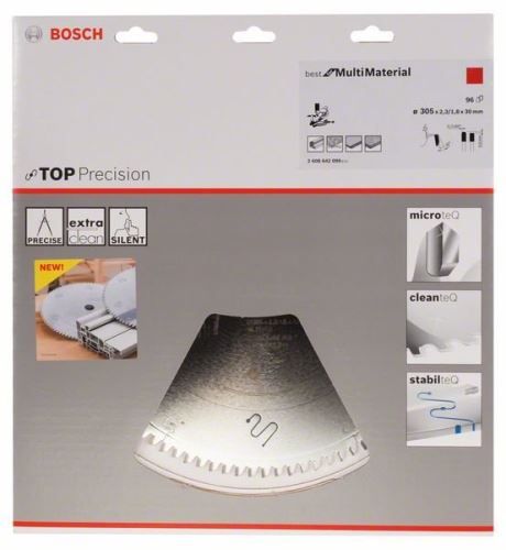 BOSCH Pânză de ferăstrău circular Top Precision Best for Multi Material 305 x 30 x 2,3 mm, 96 2608642099