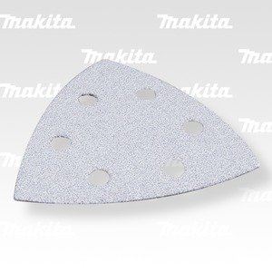 Hârtie șlefuită MAKITA Velcro 94x94x94 mm 6 orificii K80, 10 buc P-42709