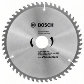 Pânză de ferăstrău BOSCH Eco pentru aluminiu 190x2,2/1,6x30 54T 2608644389