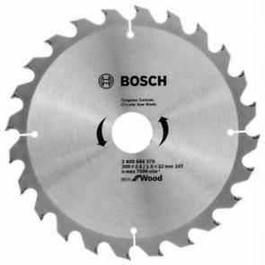 Pânză de ferăstrău BOSCH Eco pentru Lemn 200x2,6/1,6x32 24T 2608644379