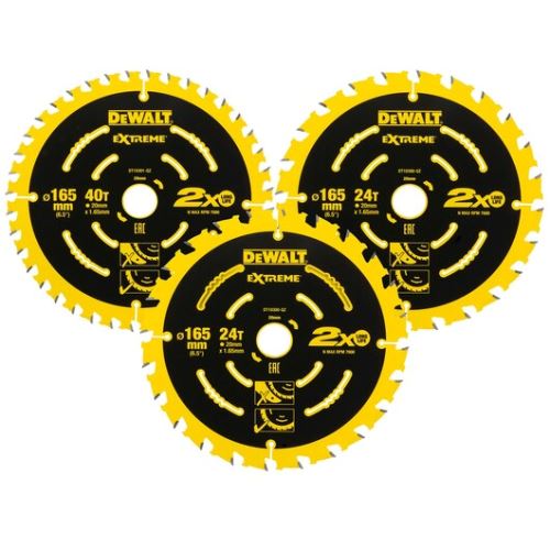 Lame de ferăstrău DeWALT EXTREME 2nd Fix 3 pachet DT10397 DT10397